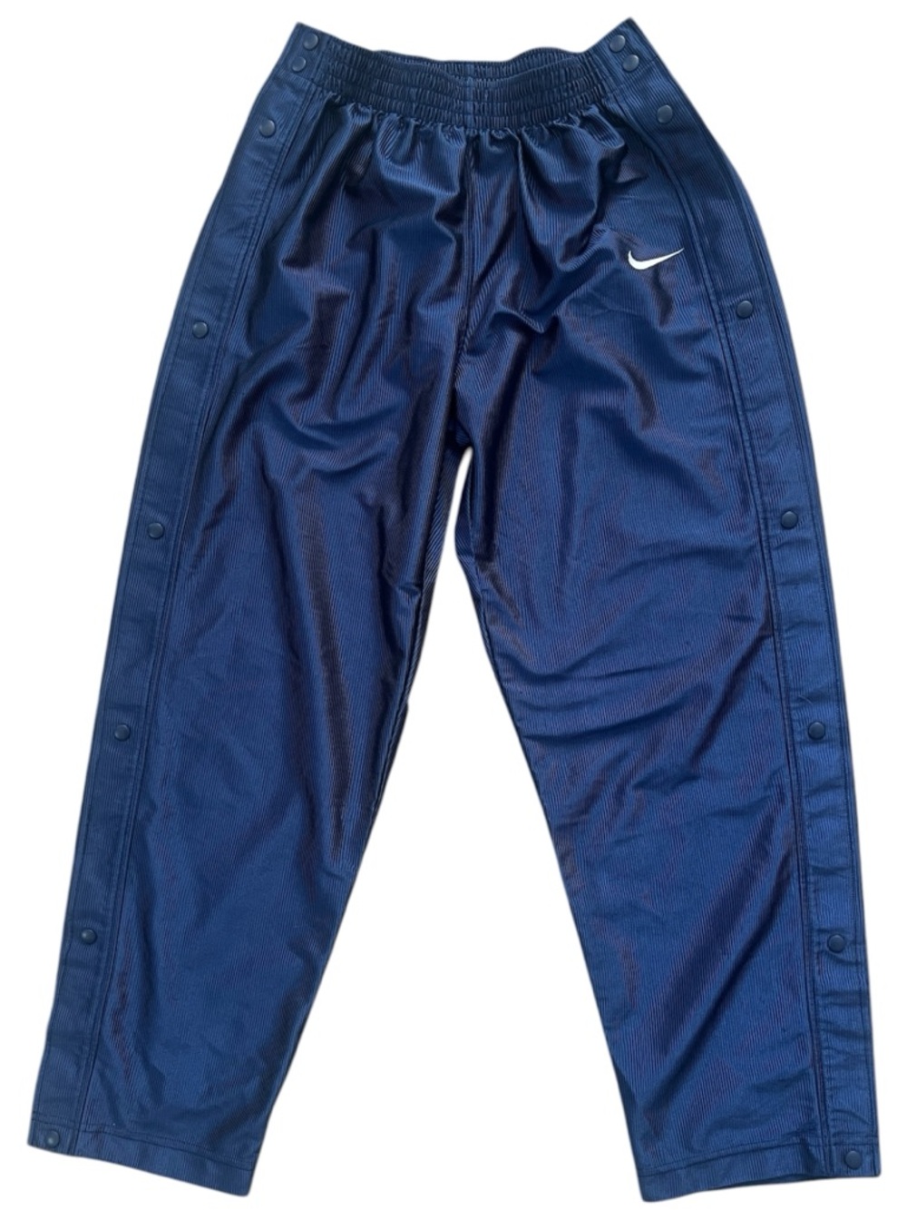 Vintage Nike Tear Away Warmup Track Pants Jogger Navy Unisex Medium